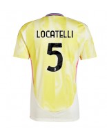 Moške Nogometnih dresov Juventus Manuel Locatelli #5 Gostujoči 2024-25 Kratki rokavi